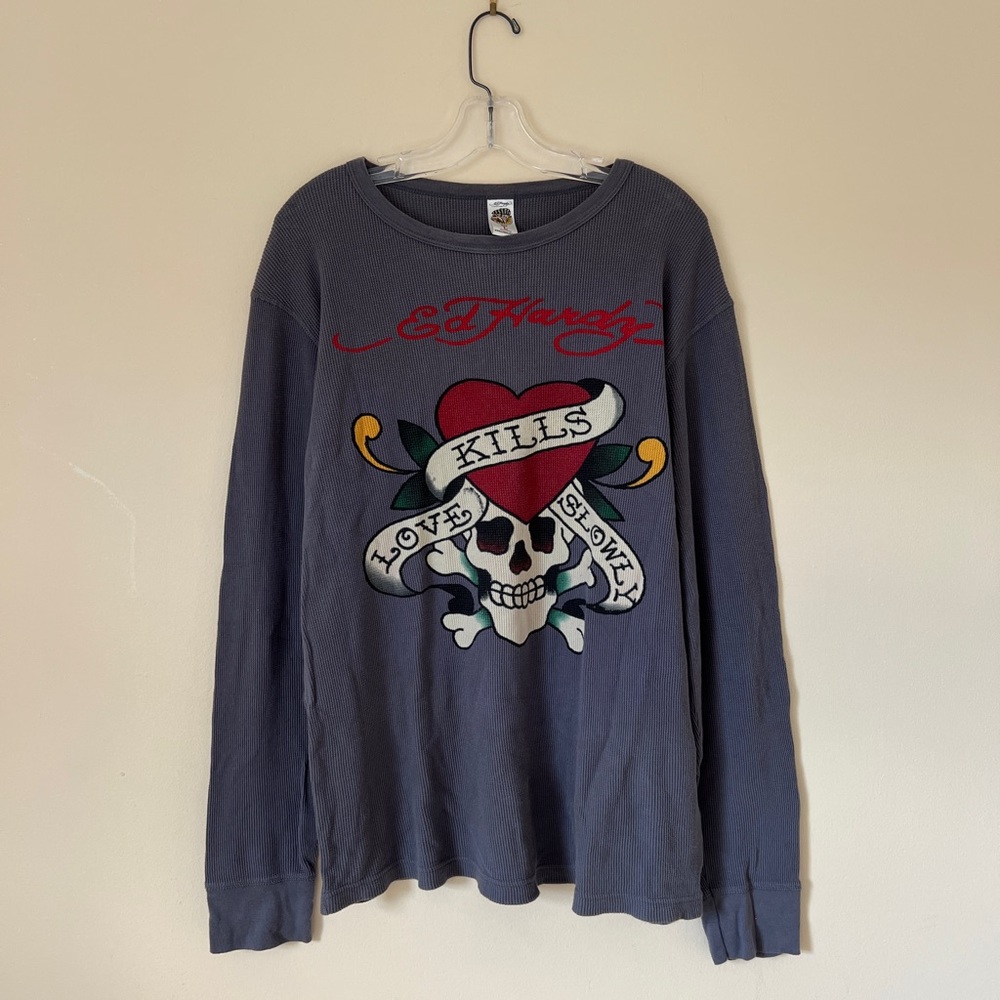 Ed Hardy By Christian Audigier Love Kills Slowly Shirt